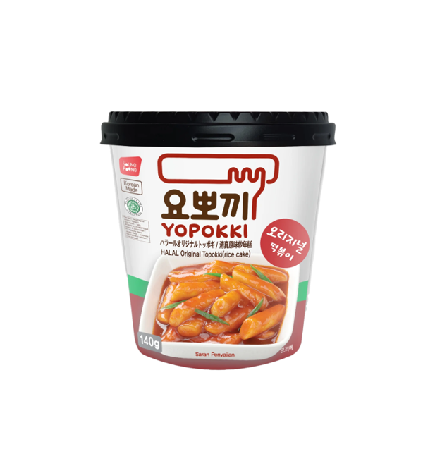 YP Yopokki Halal Original Topokki (120G) [Best Before Date: 2026.07.15]