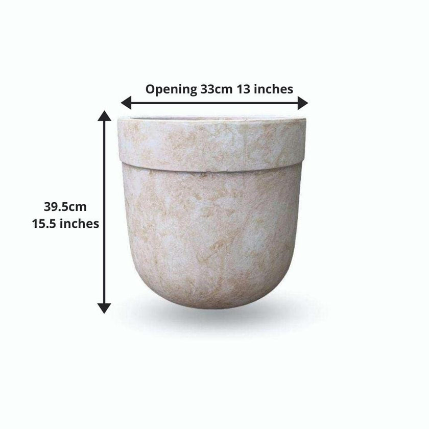 Yucata Cement Planter 15''