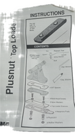 Yakima PlusNut Top Loader Mounted Brackets for 1A Raingutter or Q Towers