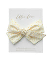 Yellow Polka Dot Oversize Bow