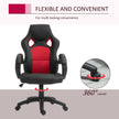 Foster Gaming-Office Chair-Red/Black