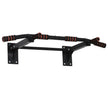Soozier Pull Up Bar Wall Mount Chin Up Bar, Upper Body Strength Training Station with Non-Slip Foam for Home Gym, Black