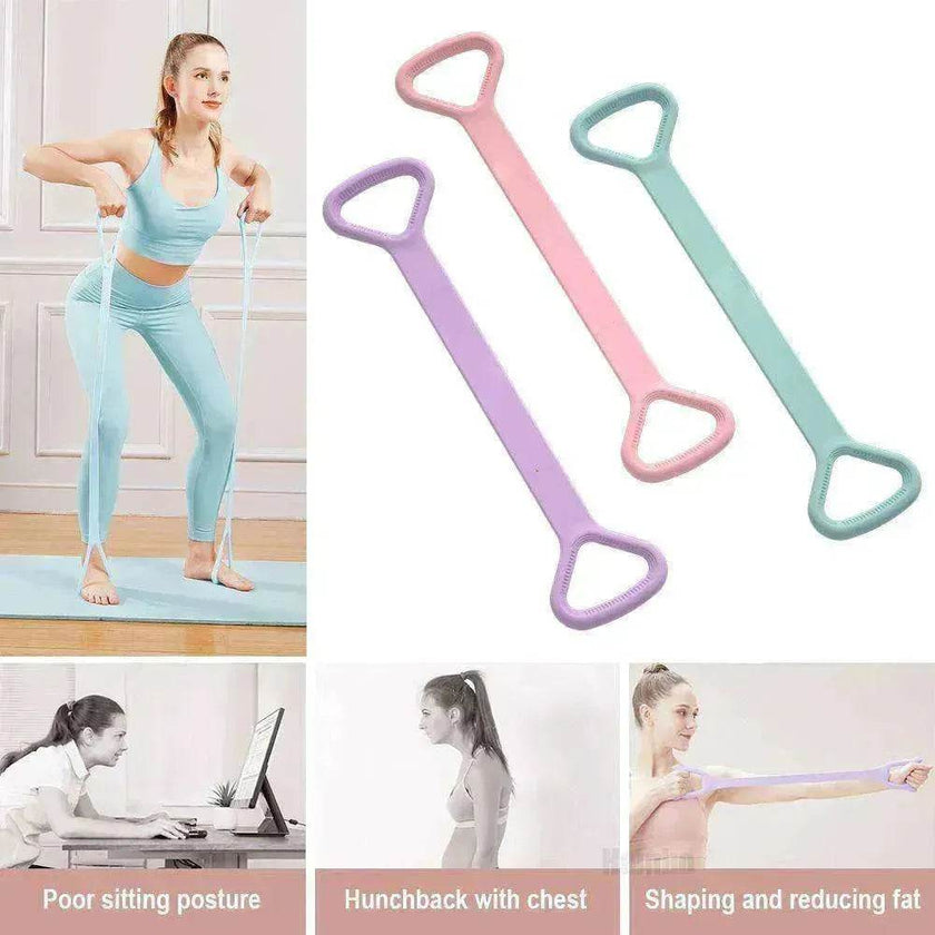 Figure 8 Resistance Band for Arms, Back & Yoga Training