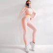 Yoga sets female sport gym suit