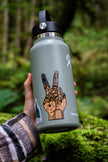 Hippie Peace Hand Sticker