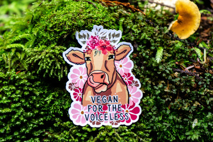 Vegan For the Voiceless Sticker