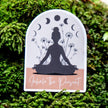 Inhale the Presesnt Yoga Sticker