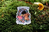 Liberation For All Vegan Sticker
