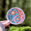 Balance Over Hustle Yin and Yang Sticker