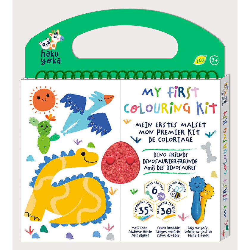 Yookidoo - Haku Yoka My First Colouring Kit (6Pcs-3 Asst)