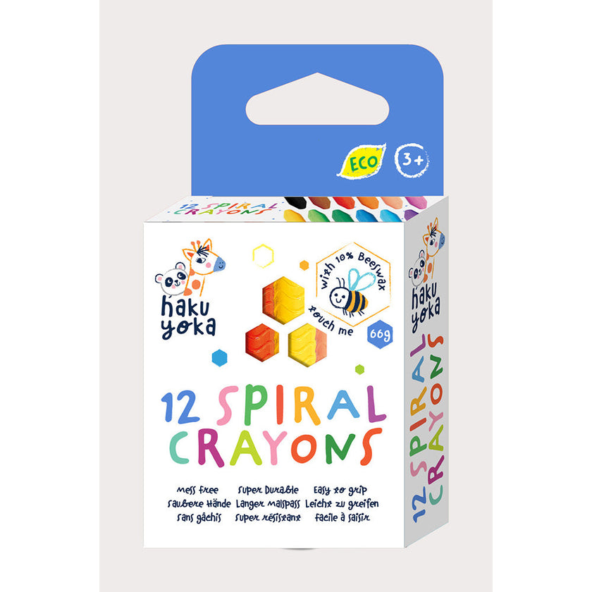 Yookidoo - Haku Yoka Spiral Crayon (27Pcs-4 Asst)