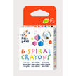 Yookidoo - Haku Yoka Spiral Crayon (27Pcs-4 Asst)