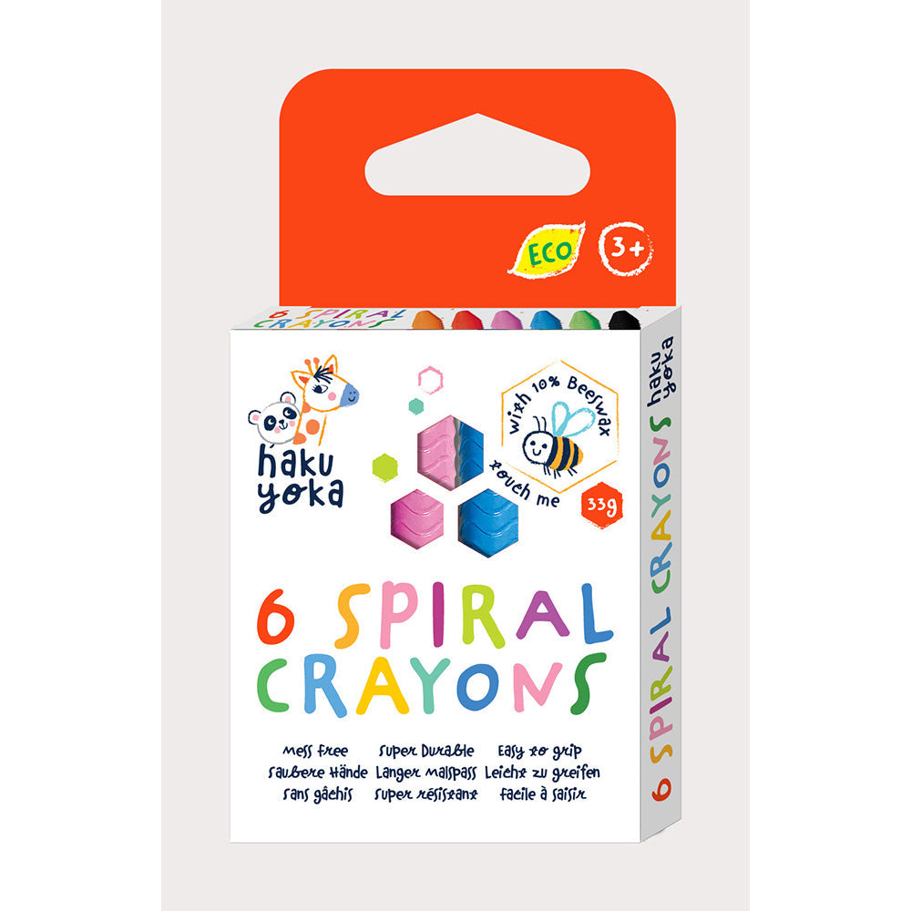 Yookidoo - Haku Yoka Spiral Crayon (27Pcs-4 Asst)
