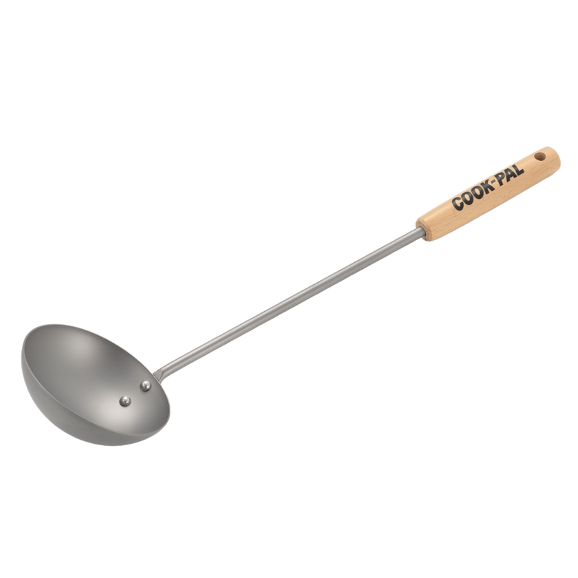 Chinese Titanium Wok Ladle – Yoshikawa Cook-Pal Japanese Ladle