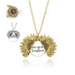 You Are My Sunshine Sunflower Necklace