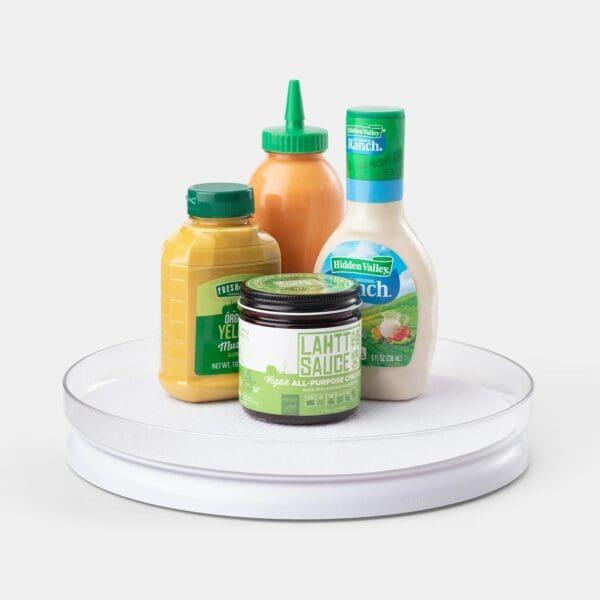 YouCopia - FridgeView Plateau tournant et tapis pour réfrigérateur (emballage bilingue)