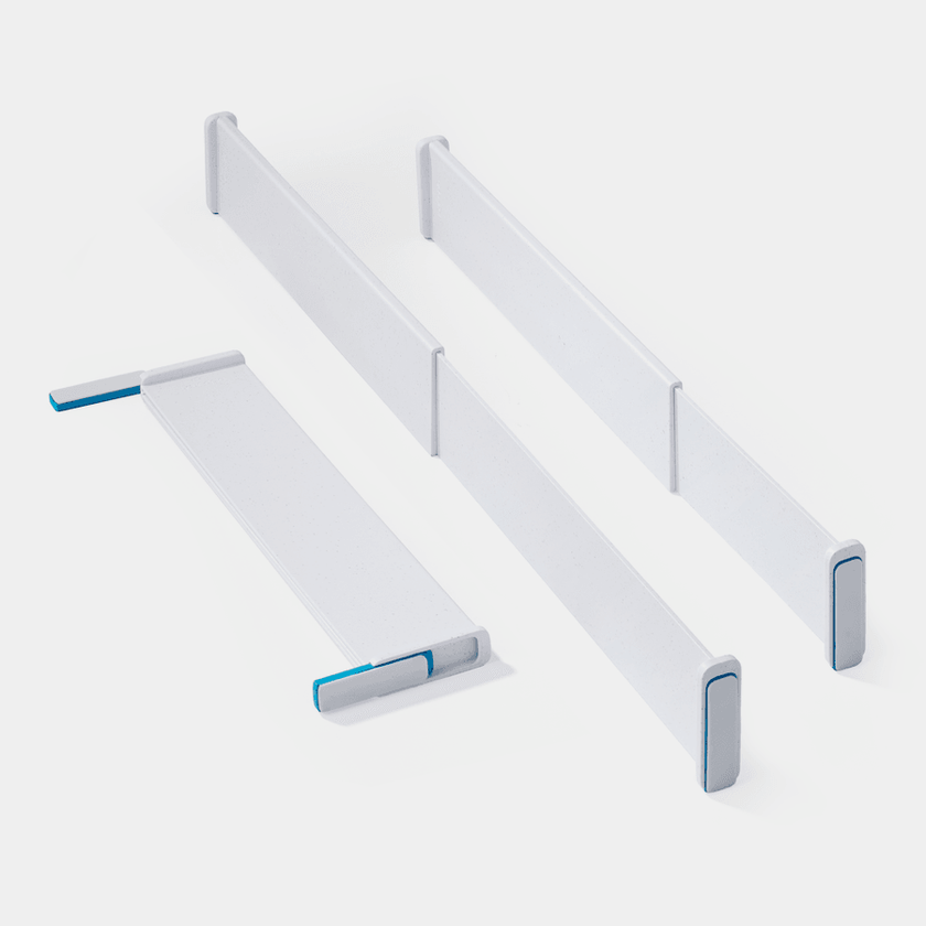 YouCopia - ReStickable - Shallow Drawer Dividers, 3-Pack