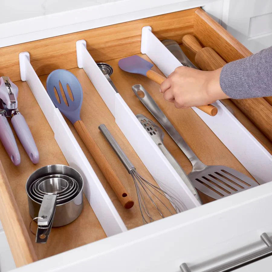 YouCopia - ReStickable - Shallow Drawer Dividers, 3-Pack