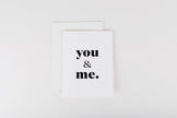 You & Me