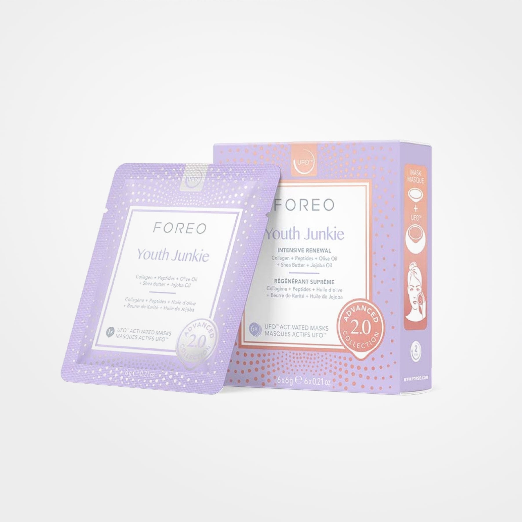 FOREO Youth Junkie 2.0 UFO™ Activated Mask