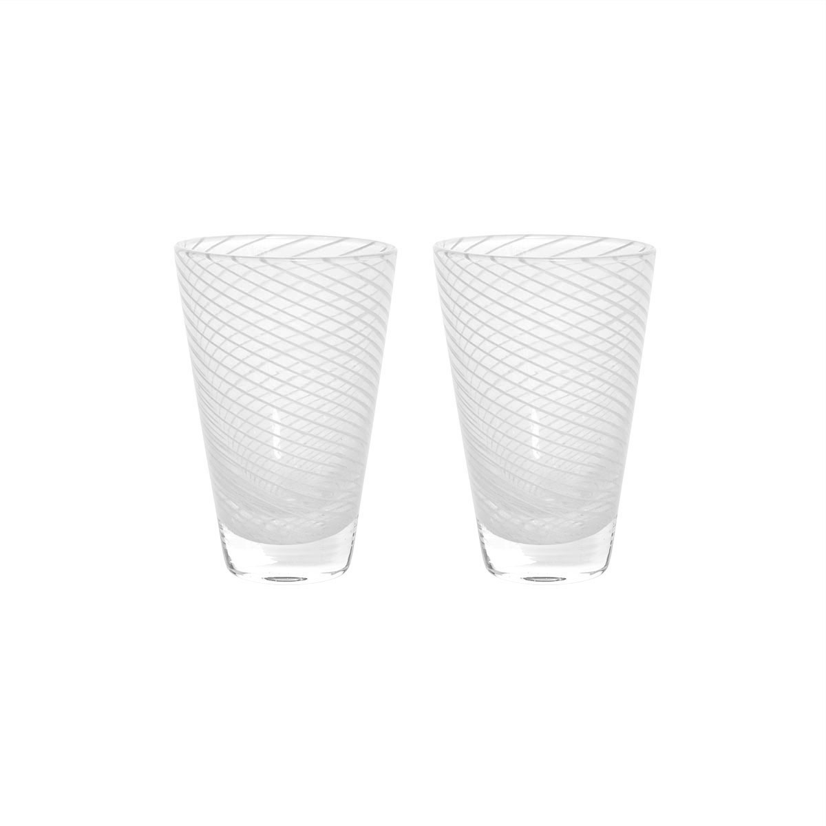 Yuka Swirl Glass - Pack of 2
