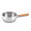 Yoshikawa Yukihira Saucepan 20 cm | 2.1 L Stainless Steel with Wooden Handle