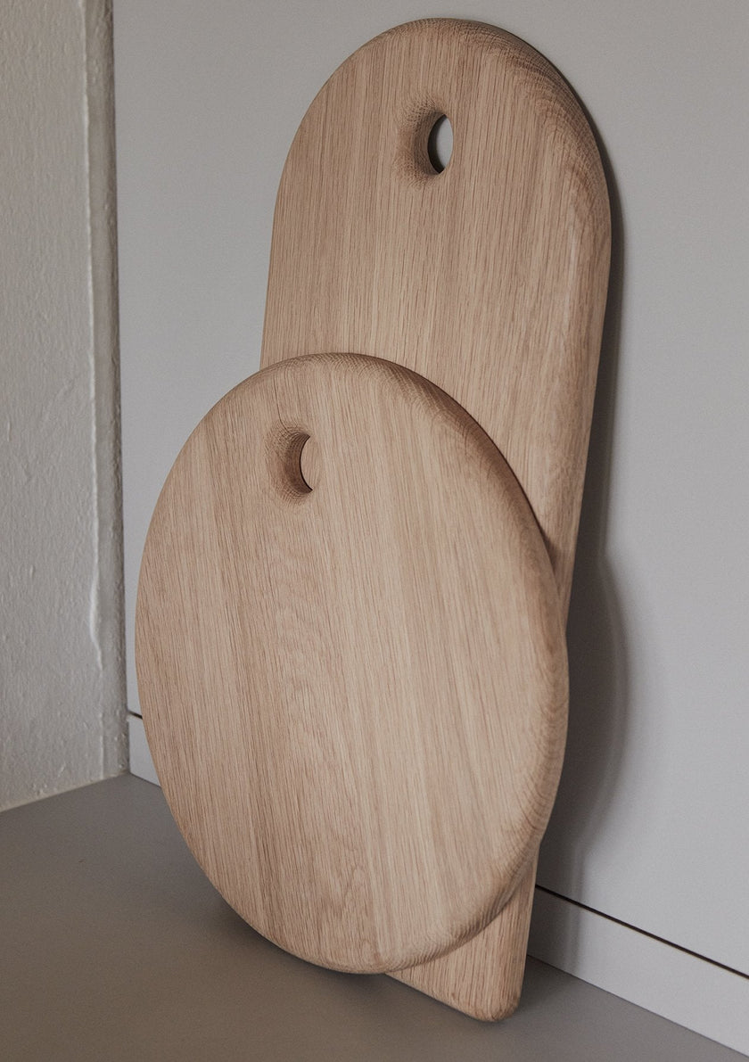 Yumi Cutting Board - Round - Nature