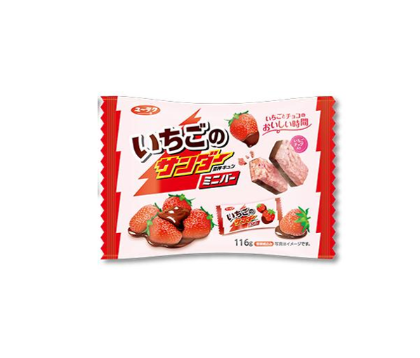 Yuraku Black Thunder Strawberry Chocolate Bar [Best Before Date: 2027.01]