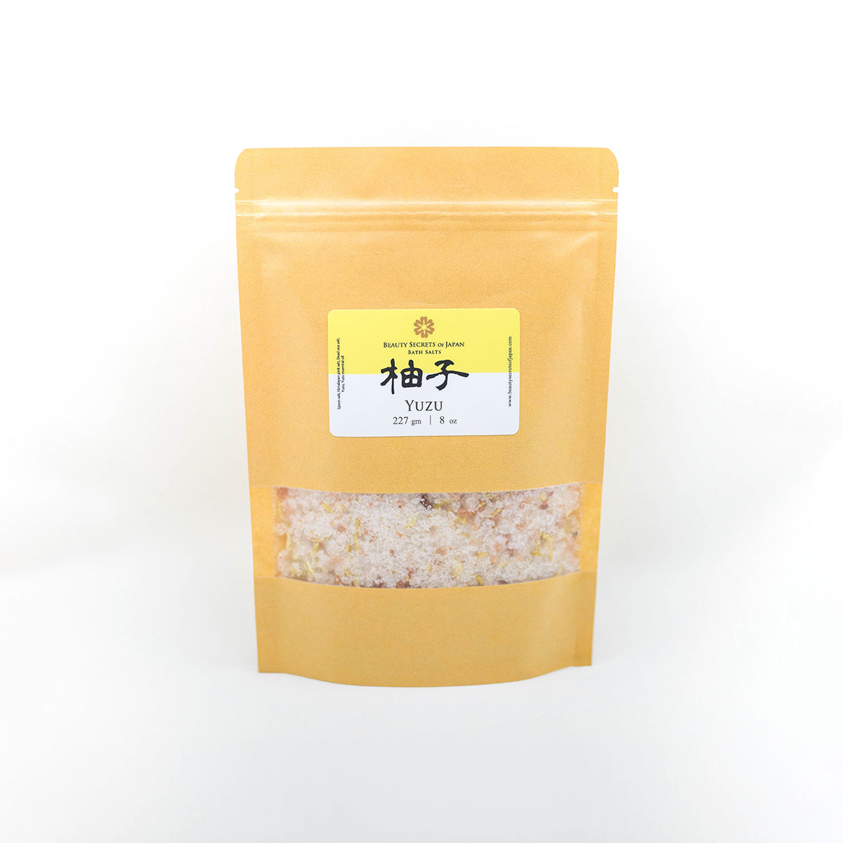 Sels de bain roses de l'Himalaya au Yuzu (8 oz)