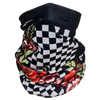 ZANheadgear Floral Checkered Motley Tube