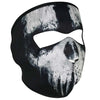 ZANheadgear Full Face Black Skull Neoprene Mask