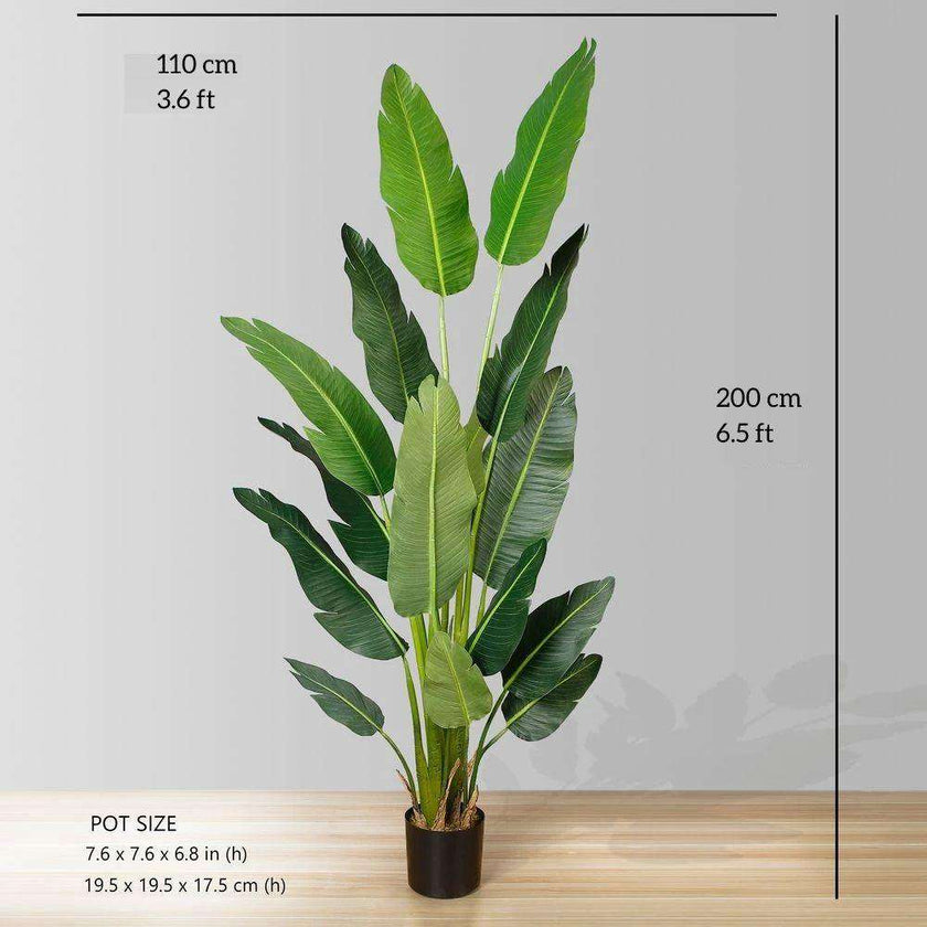 Zapo Artificial Bird Of Paradise Potted Plant (Multiple Sizes)