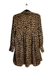 ZARA Regular fit Midi Dress in Brown - XS