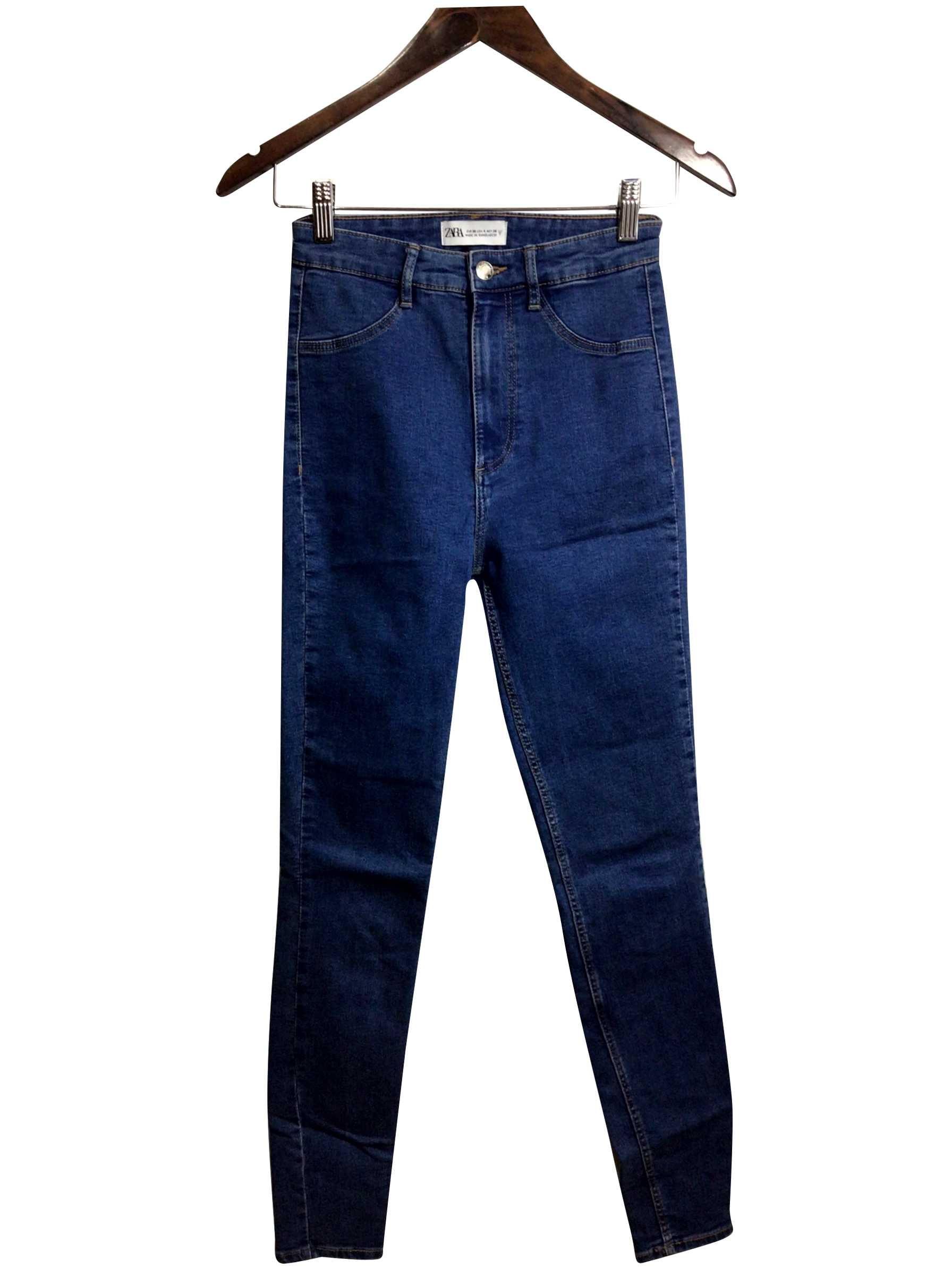 ZARA Regular fit Straight-legged Jeans in Blue - 4