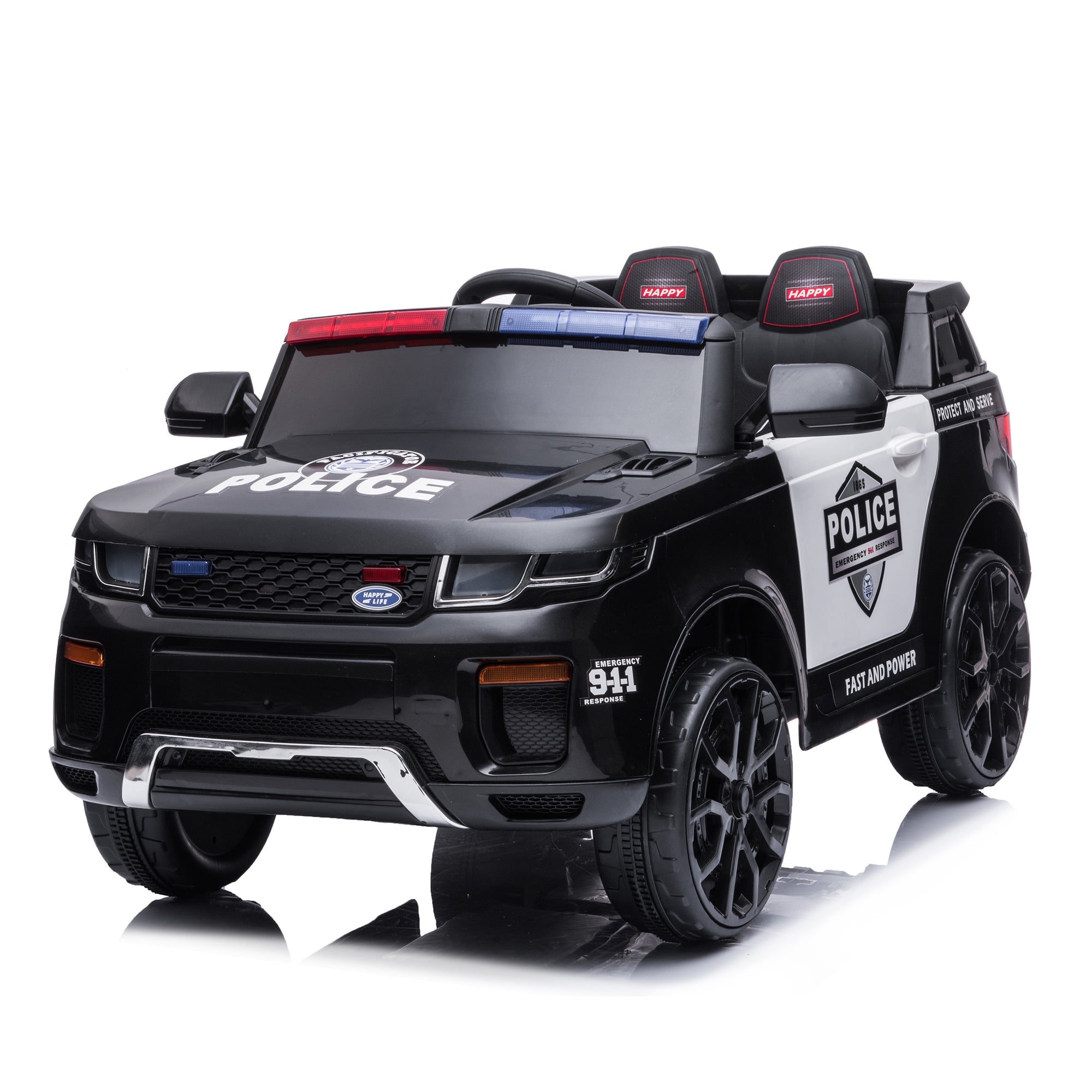 PREORDER 2026 Police Range Rover Style 12V Kids Ride On Car with Remote Control and Walkie Talkie
