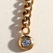 ZENDA Cuban Link Chain Drop Earrings