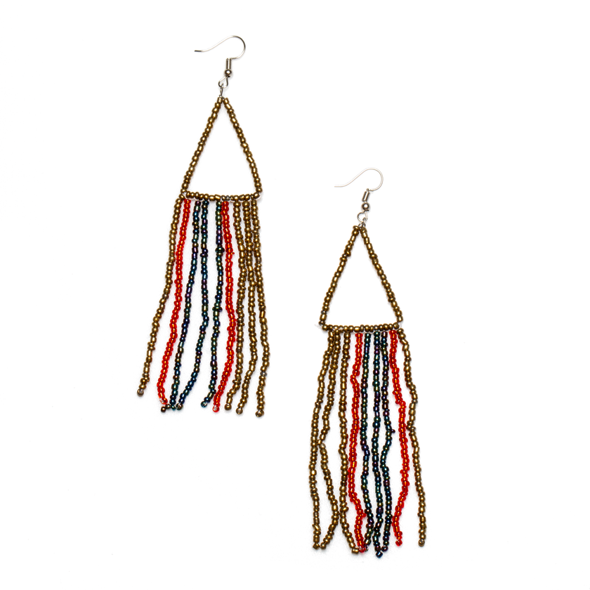 Beaded Drop Earrings