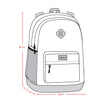 Kids Backpack Blue Leopard Print