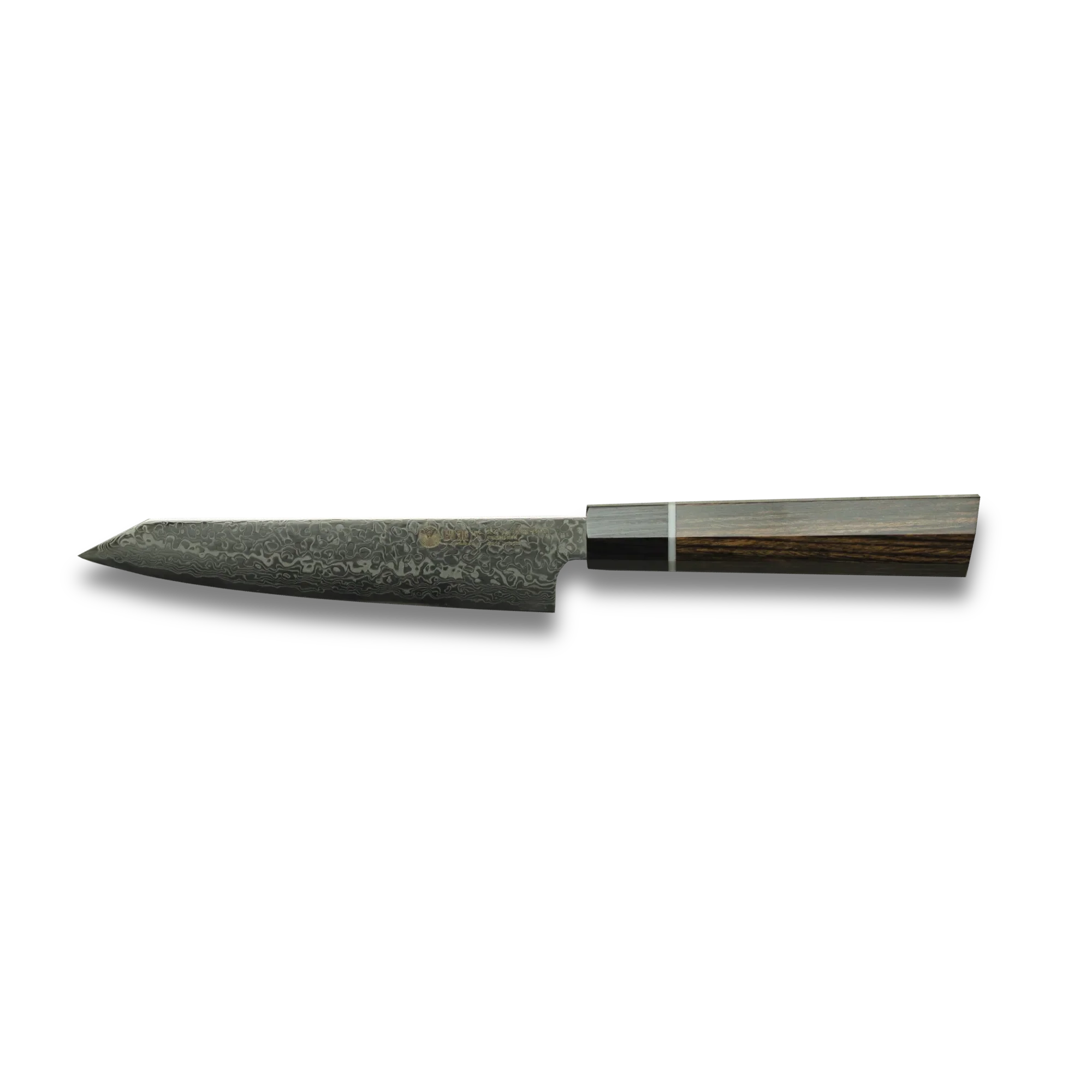 ZUIUN Japan | Couteau d'office artisanal en acier damassé 150mm