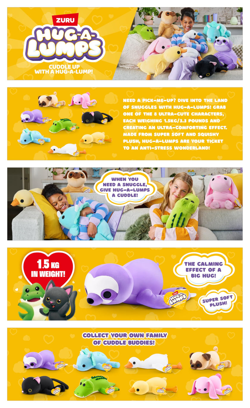 ZURU - Hug-A-Lumps - Weighted Plush