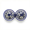 Zait & Zaatar (Olive Oil & Thyme) Double Dish Ceramic | Handmade by Palestinian Artisans