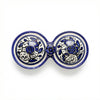 Zait & Zaatar (Olive Oil & Thyme) Double Dish Ceramic | Handmade by Palestinian Artisans