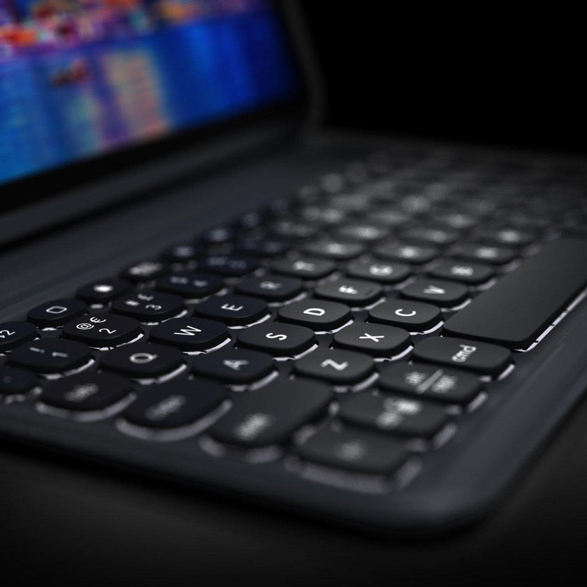 Zagg - iPad -Pro Keys wireless Keyboard with Detachable Case - Charcoal