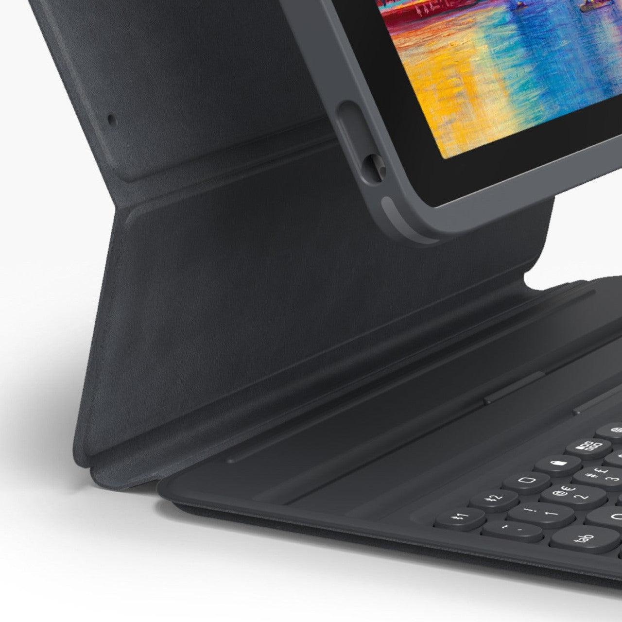 Zagg - iPad -Pro Keys wireless Keyboard with Detachable Case - Charcoal