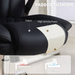 Hayden Executive Fabric Office Chair with Flip-up Armrest-Black