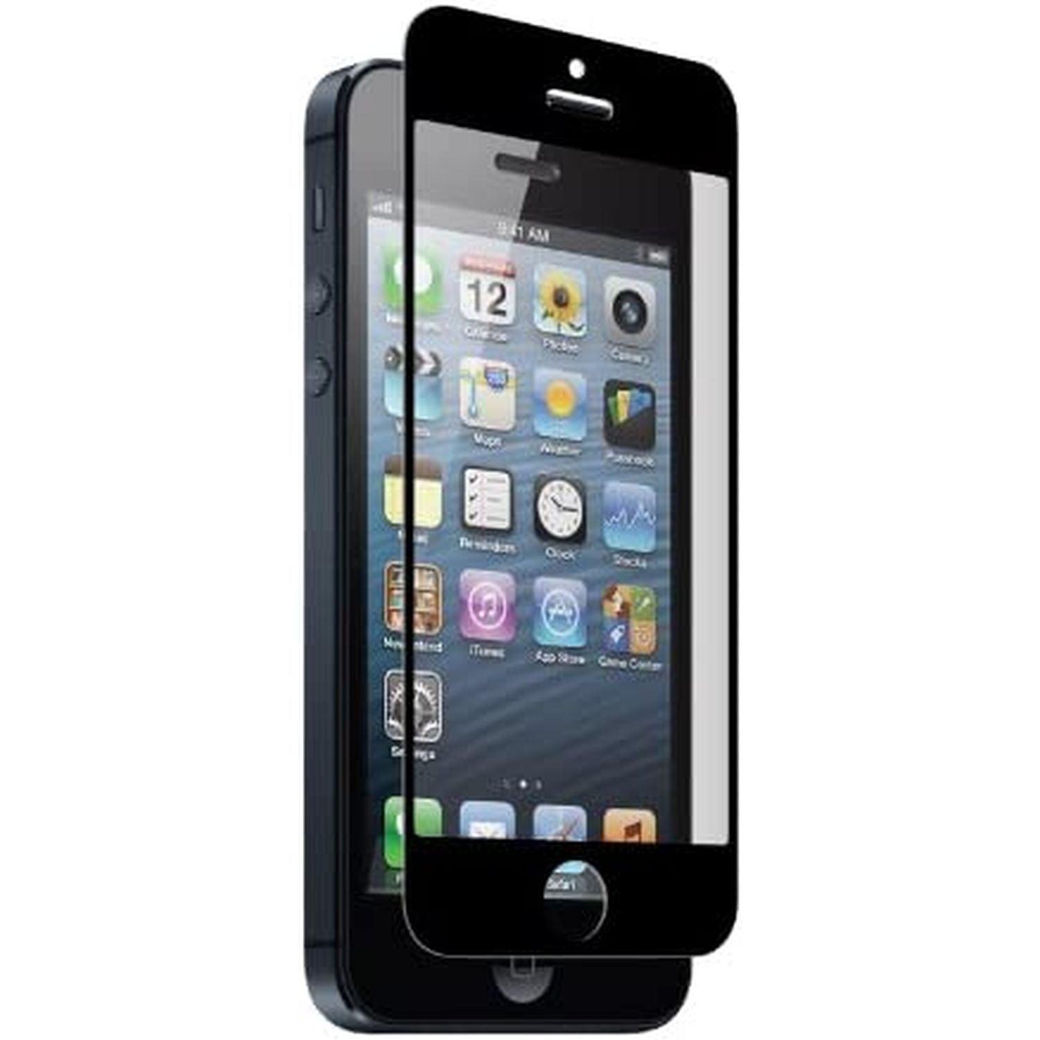 Znitro - Nitro iPhone 5/55/5C/SE Tempered Glass Black Bezel