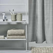 Zone Denmark - GRID Shower Curtain (Aqua)