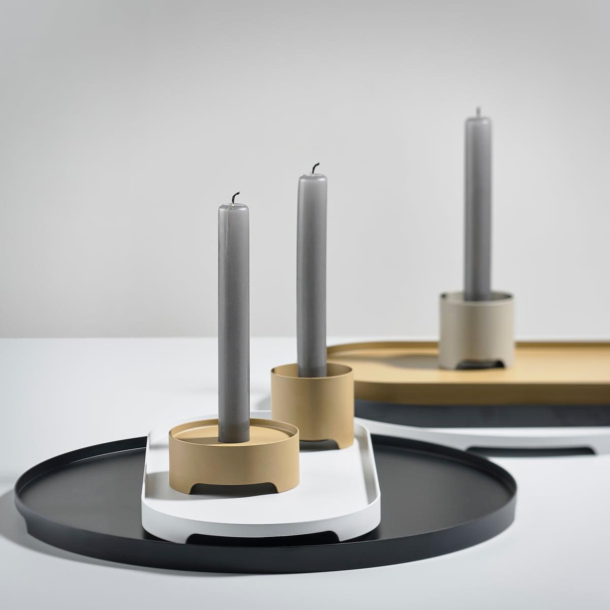 Zone Denmark - SINGLES Candlestick Holder Black