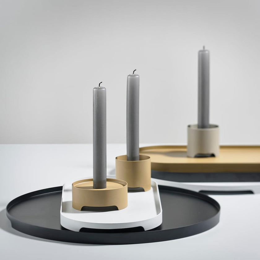 Zone Denmark - SINGLES Candlestick Holder Black