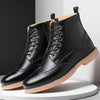 Men's British Martin Boots – High-Top Business Casual Leather Shoes